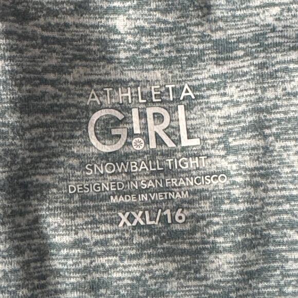 Athleta Girl XX-Large (16) Snowball Tights Leggings SoftLuxe Pockets Stretch - Picture 8 of 10